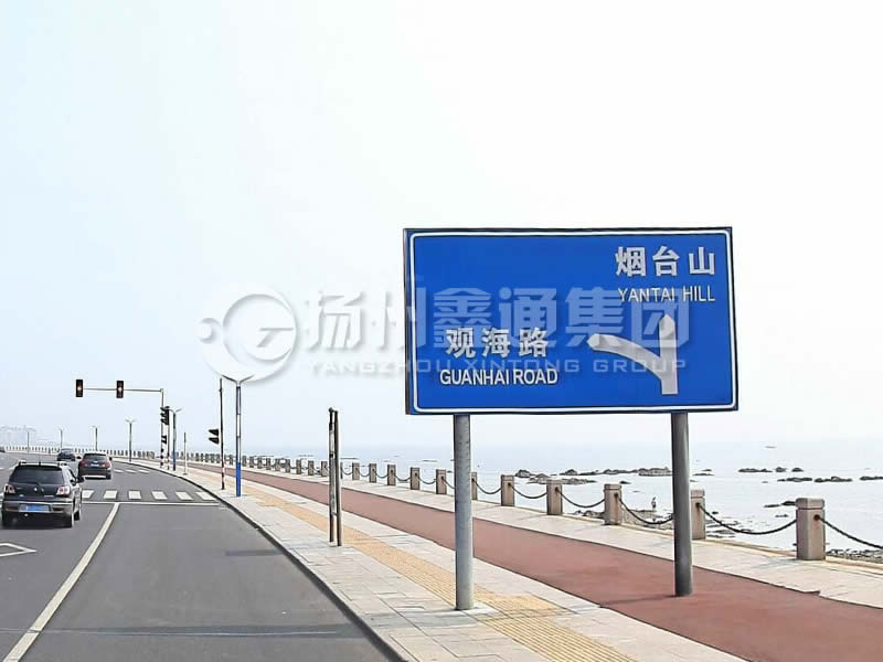 BZG-015，交通標(biāo)志桿，雙柱標(biāo)志桿