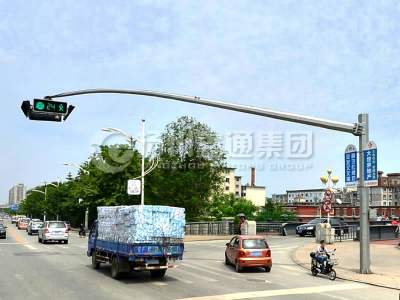 XHDG-048，吊籠式信號燈桿，吉林信號燈桿